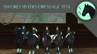Inside a Sword Sisters Dressage Test #starstable
