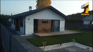 Серая металлочерепица для домов в скандинавском стиле!