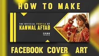 How To Make Facebook Cover Art | How To Create Facebook Banner In Android | Facebook Cover Photo