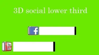 How to make Social media Green Screen Lower Third in Kinemaster
