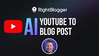 YouTube Video to Blog Post Generator (Video to Blog AI)