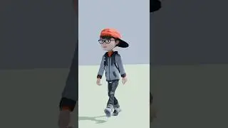 Blender - Seamless Walking Animation #shorts #blender