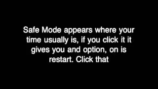 How to get iDevice out of Safe Mode