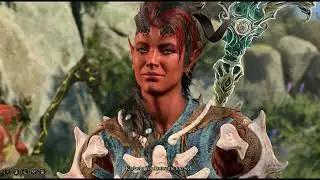 Karlach Love Quiz with Dryad Zethino at the Circus of the Last Days - Baldur's Gate 3