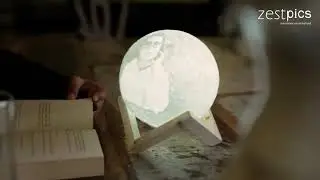 Moon Light | Moon Lamp | Moon Light Lamp | 3D Moon Lamp | Personalised Moon Lamp | 3D Moon LED Lamp