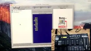 How to connect line 6 POD XT live to Mac OS X