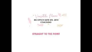 MS Office Word 2010- How To Change Font  + Font Size