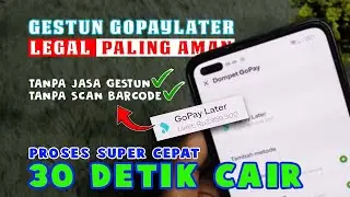 Terbaru! Cara Gestun Gopay Later | Mencairkan Limit GopayLater secara Resmi | BKD tutorials