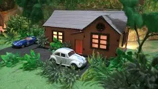 How To Make Miniature Wooden House | Diorama | DIY