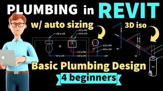 Beginner Plumbing Design in Revit (FULL TUTORIAL)