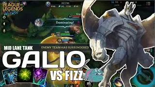 GALIO MID LANE TANK | MAKE EASY WIN