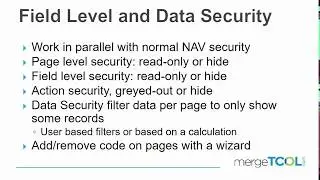 Field Level and Data Security Detailed training