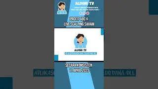 Live Scalping Saham Profit 480k Konsisten #shorts #shortsvideo #shortvideo