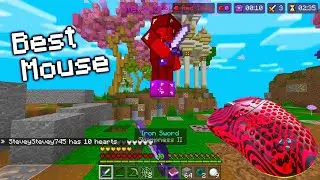 Hive Skywars But Im Using The PewDiePie Mouse(Handcam)