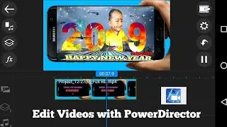 Andriod video editing : Power director full tutorial in telugu