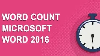 Word count Microsoft Word 2016