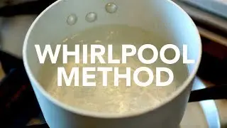 Perfectly poached eggs. Try the whirlpool method!