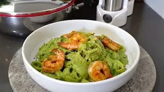 Pasta con Espinaca y Pistaches
