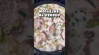 MOLLEJAS AL VERDEO 💣 #food #recetas #mollejas