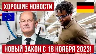 Новый закон с 18 ноября 2023! Проще на работу в Германию! Blue card Польша новости