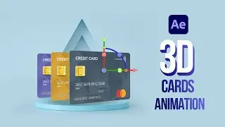 After Effects Animation Tutorial | 3D Camera and Card Animation | After Effect