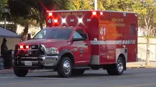 Sierra Madre Fire Dept. RA41 Transporting