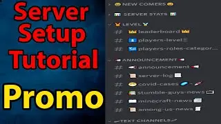 Discord Server Setup Tutorial || Promo