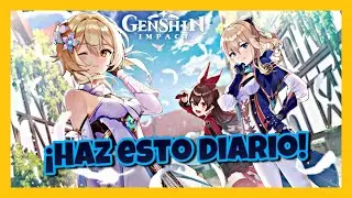 🔥 QUE HACER todos los DÍAS en GENSHIN IMPACT 🔥 ►FARMEO en GENSHIN IMPACT 🤑