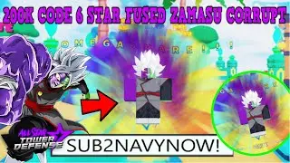 [NEW 500 STAR DUST CODE] HOW TO GET NEW 200K CODE UNIT FUSED ZAMASU CORRUPT ALL STAR TOWER DEFENSE