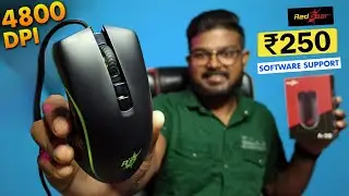 Redgear A20 Mouse Review in Hindi | Software Support With 4800 DPI🔥| Best Gaming Mouse under 500 Rs