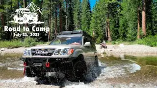 Off-Roading Adventure in July: Exploring Campground Trails with Off-Road Vehicles on Rough Terrain.