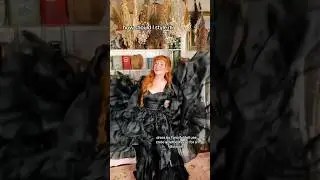 Vampire Queen🦇 #unboxing #princessdress #cottagecore