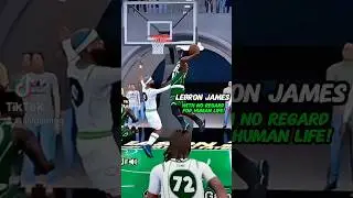 2K25 LeBron James Build with No Regard For Human Life 😤🤯 #nba2k25 #2k25 #lebronjames