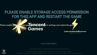 Fix for please enable storage access permission pubg mobile