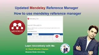 Updated Mendeley Reference Manager citation 