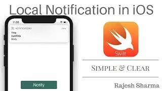 Local Notification in iOS Xcode - Swift4