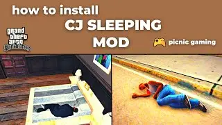 How to install CJ Sleep Mod in GTA SanAndreas | CJ Sleep Mod for GTA SA