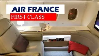 AIR FRANCE FIRST CLASS,  B777  PARIS to HONG-KONG review !!