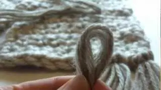 How to Make and Add Fringe to a Scarf or Crochet Project