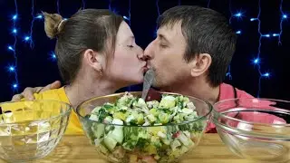 МУКБАНГ ОКРОШКА | MUKBANG OKROSHKA RUSSIAN FOOD | 