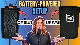 The BEST BATTERY-POWERED Setup For RUNNING SOUND at Weddings