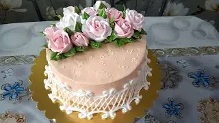 Торт для женщины на день рождения!