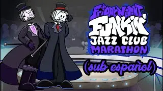 Jazz Club Marathon: VS Showcaster Full Week [Sub Español] (Hard) - Friday Night Funkin'