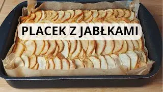 Najprostszy kruchy placek z jabłkami. Idealny do herbaty i do kawy.