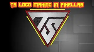 TS Triangle Shape Logo in Pixellab | Logo Making In Pixellab | Pixellab Editing Tutorial | How to |