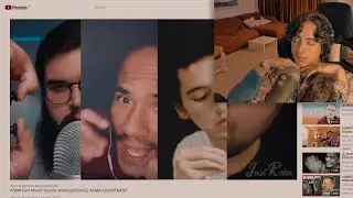 REACTING TO ASMR IN ASMR UNTIL I FALL ASLEEP