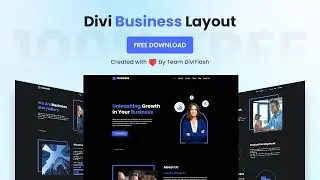 Divi Business Layout by DiviFlash [FREE DOWNLOAD]