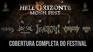 Cobertura do Hell orizonte Mosh Fest | Incantation Crypta Dorsal Mutilator  Mortifer | Goblin TV
