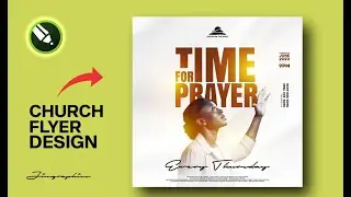 How to Design awesome Church Flyer  | CorelDraw Tutorial 2024