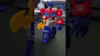 Transformers Galaxy Version Optimus Prime mini trading kit figure Blokees